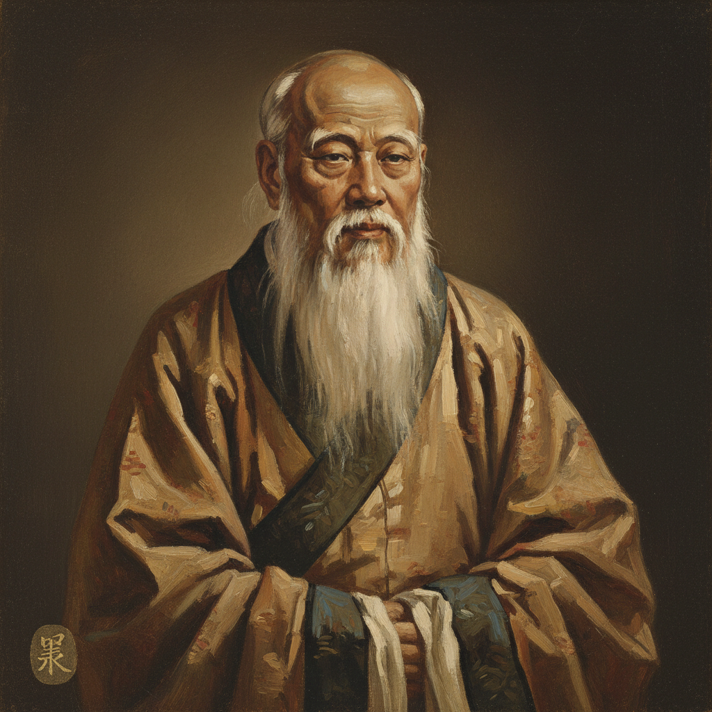 Portrait de Kong Fuzi (Confucius)