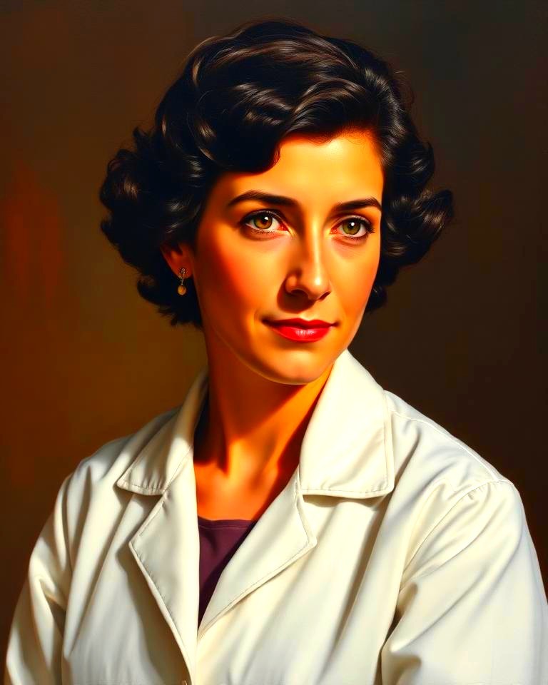 Portrait de Rosalind Franklin