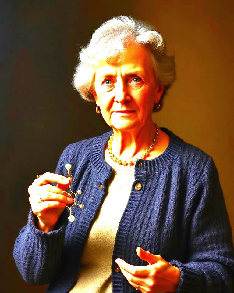 Portrait de Dorothy Crowfoot Hodgkin