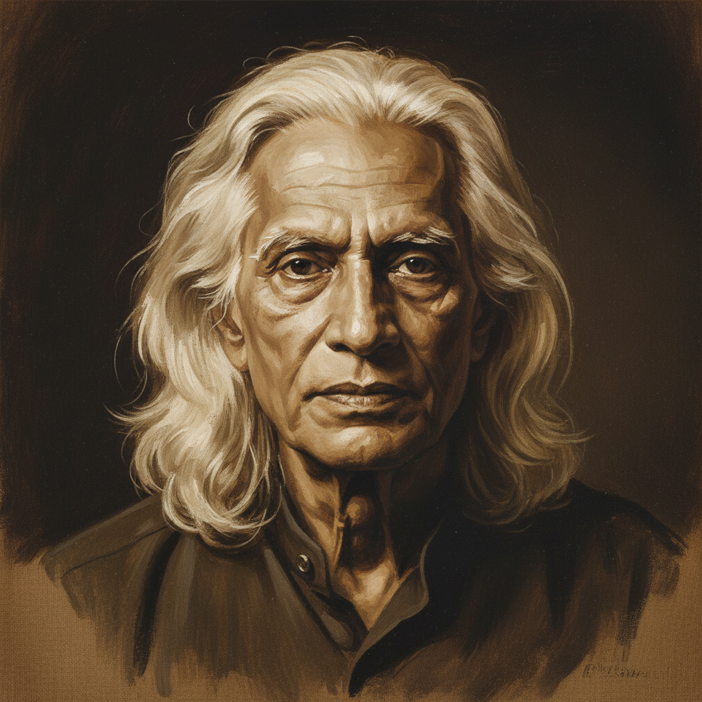 Portrait de Jiddu Krishnamurti