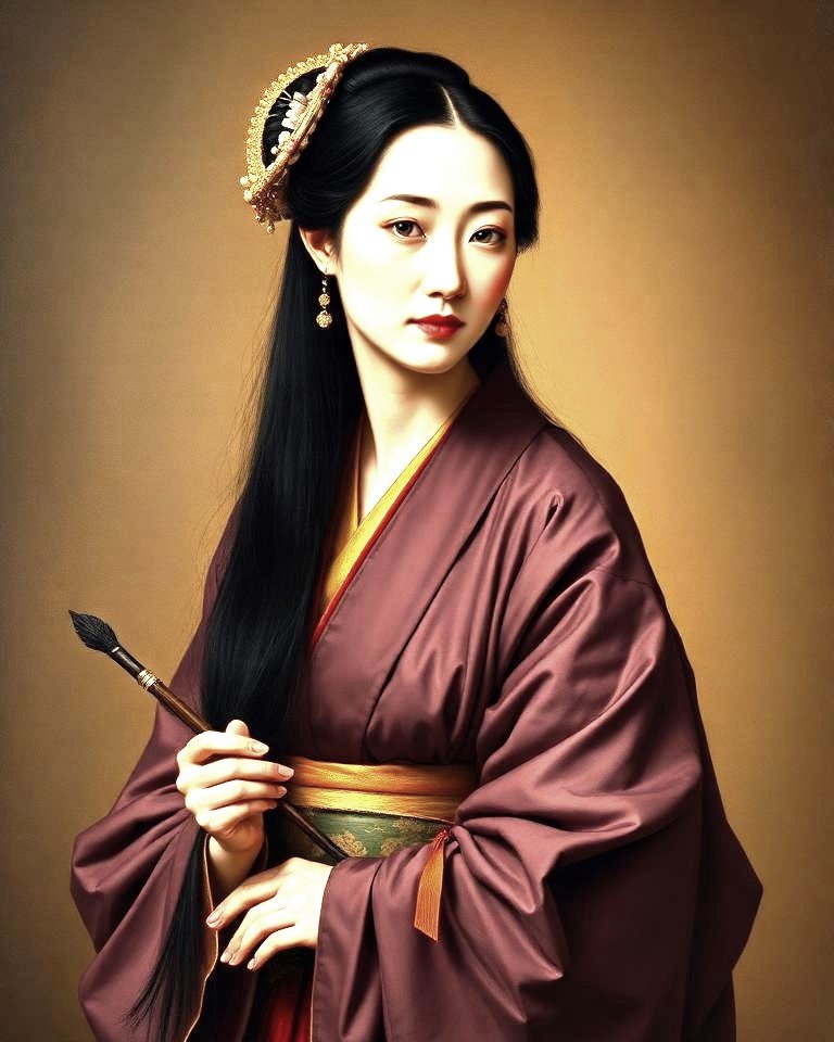 Portrait de Murasaki Shikibu