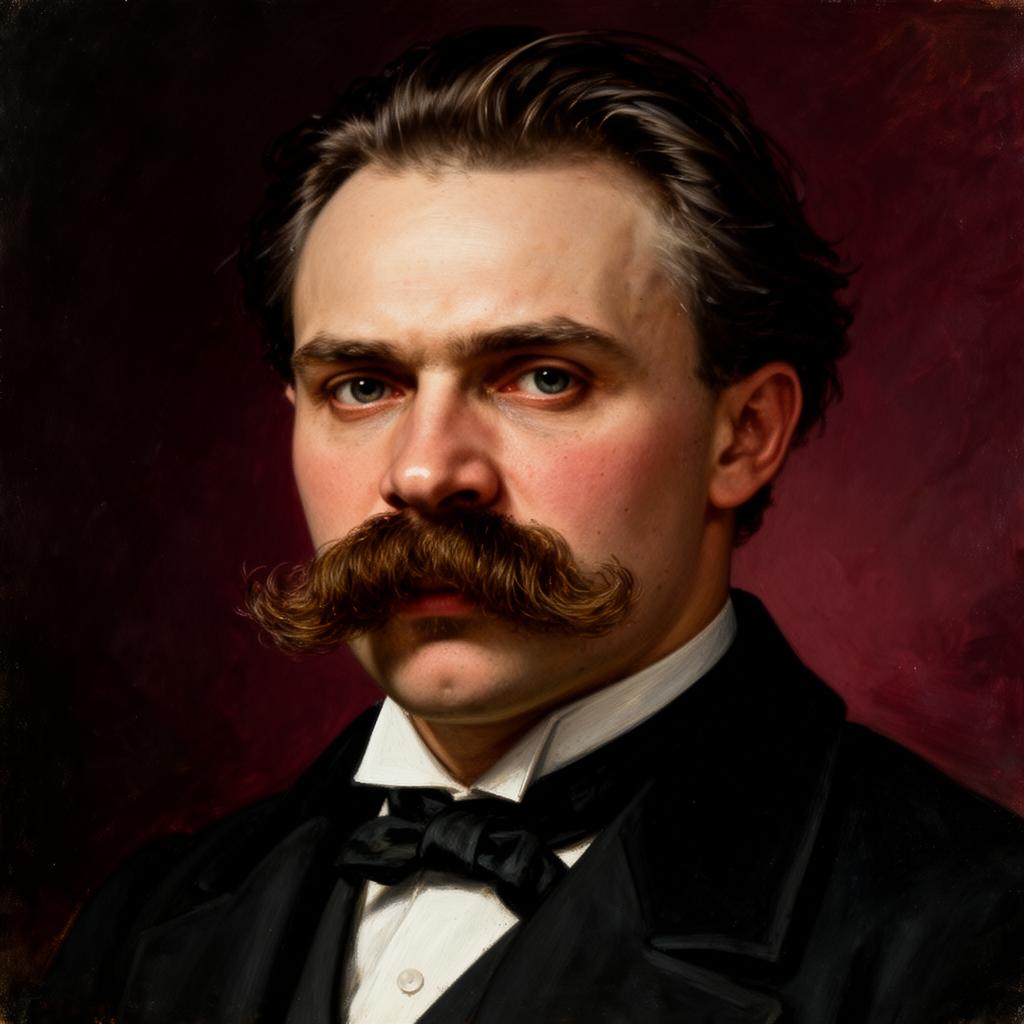 Portrait de Friedrich Nietzsche