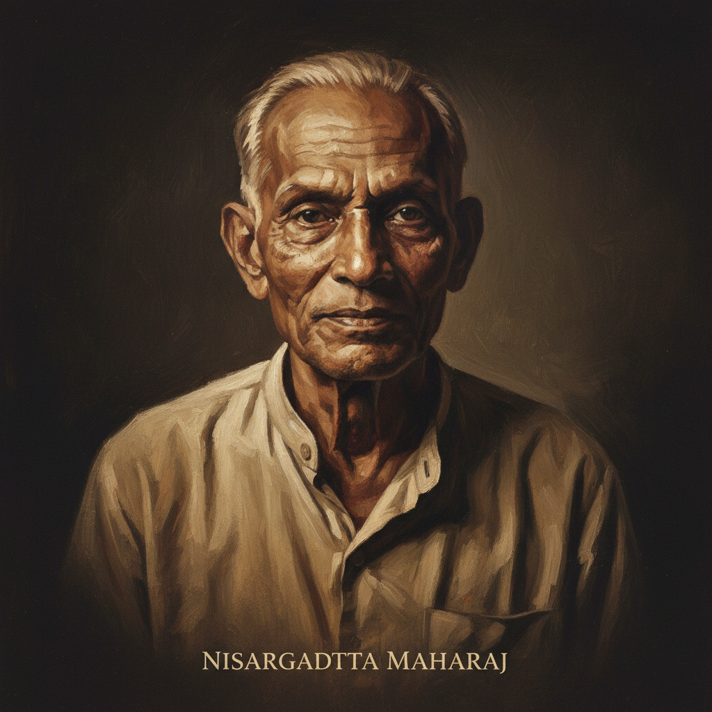 Portrait de Nisargadatta Maharaj