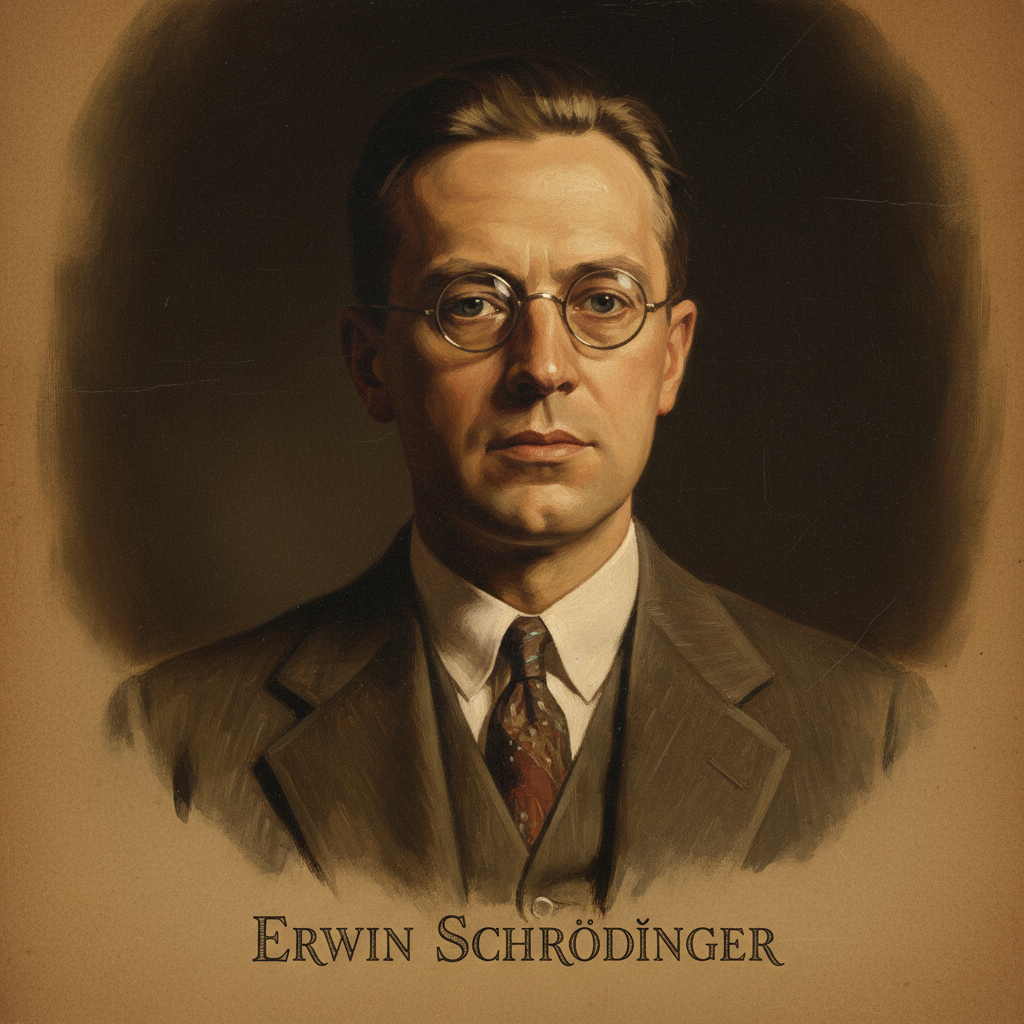 Portrait de Erwin Schrödinger